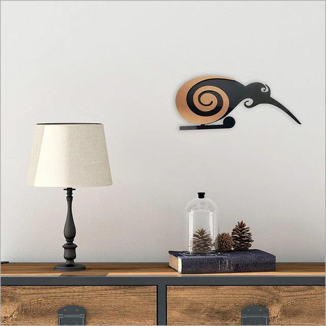 Kiwi Charm Two-Tone Wall Decor