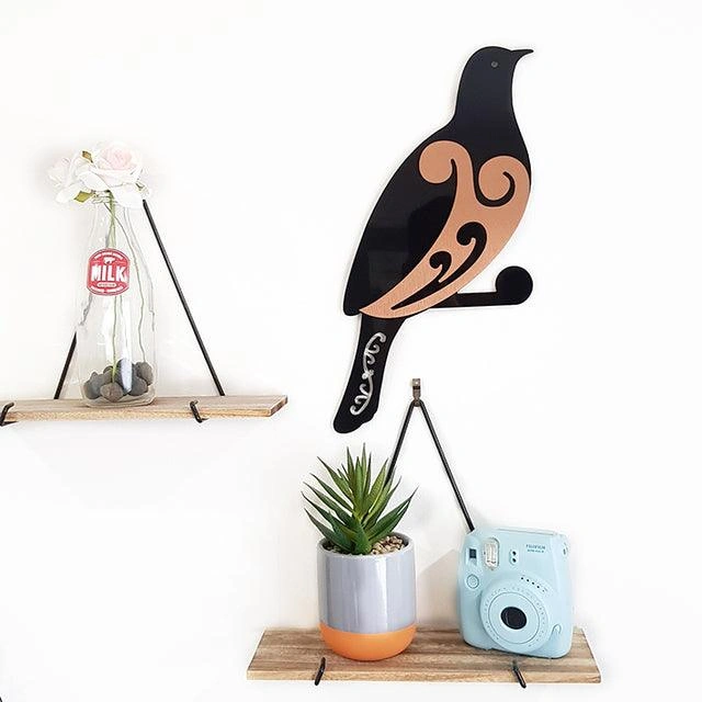 Rustic Koru Kereru Wood Wall Art – Bring the Forest Home.